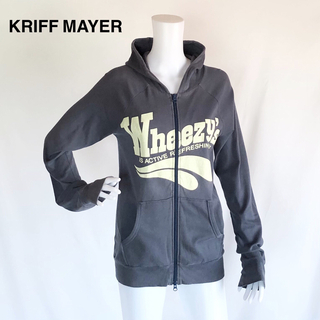 KRIFF MAYER - 【KRIFF MAYER】プリント　フルジップ　ダブルクリックジップ　パーカー　