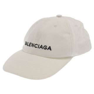 バレンシアガ(Balenciaga)のBALENCIAGA バレンシアガ フロントロゴ ベースボール キャップ 帽子 ホワイト 452245 352B4(キャップ)