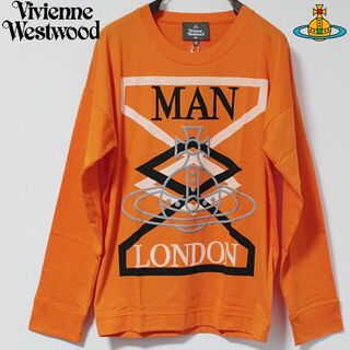 ヴィヴィアンウエストウッド(Vivienne Westwood)の新品 ヴィヴィアンウエストウッド 立体オーブプリント 長袖Tシャツ Sサイズ相当(Tシャツ/カットソー(七分/長袖))