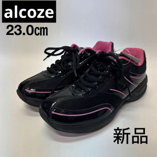 aicoze tome shope 23 ブラック　新品　スニーカー　シューズ(スニーカー)