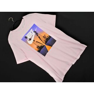 ナイキ(NIKE)のNIKE ナイキ ロゴ プリント Tシャツ sizeL/ピンク ■◆ メンズ(Tシャツ/カットソー(半袖/袖なし))