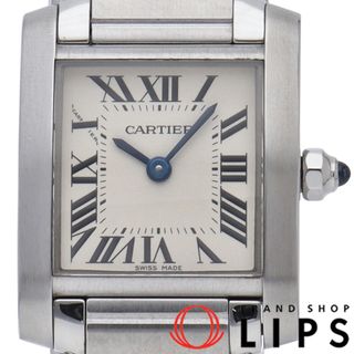 カルティエ(Cartier)のカルティエ タンク フランセーズ ウォッチ SM Tank Francaise SM W51008Q3 箱 保証書 SS レディース時計 シルバー 仕上げ済 美品 【中古】(腕時計)