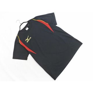 ミズノ(MIZUNO)のMIZUNO ミズノ ロゴ トレーニングウェア Tシャツ sizeL/黒 ■◆ メンズ(Tシャツ/カットソー(七分/長袖))