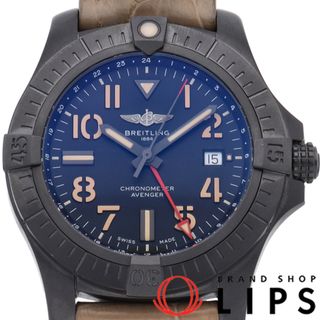 ブライトリング(BREITLING)のブライトリング アベンジャー オートマチック GMT 45 ナイト ミッション Avenger Automatic GMT 45 Night Mission V32395/V32395101B1X1

 箱 保証書 チタン/革 メンズ時計 ブラック 美品 【中古】(その他)