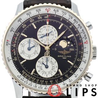 ブライトリング(BREITLING)のブライトリング ナビタイマー 1461 クロノグラフ アニュアル カレンダー 世界限定250本 Navitimer D19022/D192B05LBA K18YG/SS メンズ時計 ブラック 仕上げ済 美品 【中古】(その他)