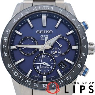 セイコー(SEIKO)のセイコー アストロン ソーラーGPS電波時計 ASTRON SBXC015/5X53-0AE0 箱 保証書 SS/セラミック メンズ時計 ブルー 美品 【中古】(その他)