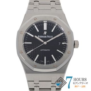 オーデマピゲ(AUDEMARS PIGUET)の【116654】AUDEMARS PIGUET オーデマ・ピゲ  15400ST.OO.1220ST.01 ロイヤルオーク ブラックダイヤル SS 自動巻き 保証書 純正ボックス 腕時計 時計 WATCH メンズ 男性 男 紳士【中古】(腕時計(アナログ))