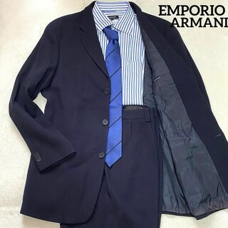 エンポリオアルマーニ(Emporio Armani)のエンポリオアルマーニ　スーツセット　ネイビー　XL相当　大きいサイズ(セットアップ)