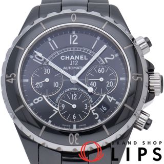 シャネル(CHANEL)のシャネル J12 ウォッチ 41mm クロノグラフ J12 ウォッチ 41mm Chronograph H0940 セラミック メンズ時計 ブラック 仕上げ済 美品 【中古】(その他)