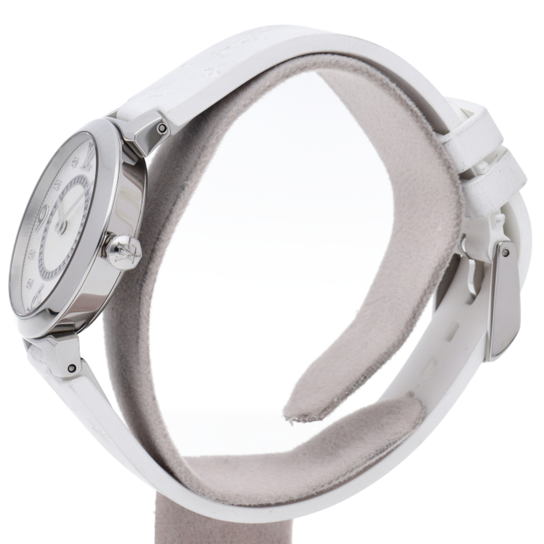 ルイ・ヴィトン タンブール スリム ウォッチ 8Pダイヤ Tambour Q12MGZ 箱 保証書 SS/ラバー レディース時計 シルバー 仕上げ済 美品 【中古】 ルイ・ヴィトン タンブール スリム ウォッチ 8Pダイヤ Tambour Q12MGZ 箱 保証書 SS/ラバー レディース時計 シルバー 仕上げ済 美品 【中古】