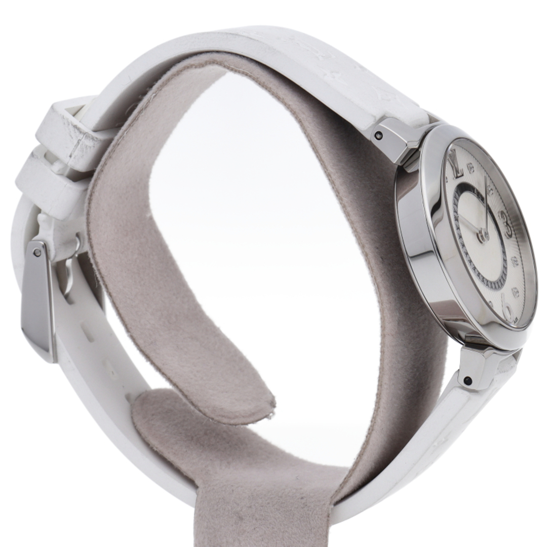ルイ・ヴィトン タンブール スリム ウォッチ 8Pダイヤ Tambour Q12MGZ 箱 保証書 SS/ラバー レディース時計 シルバー 仕上げ済 美品 【中古】 ルイ・ヴィトン タンブール スリム ウォッチ 8Pダイヤ Tambour Q12MGZ 箱 保証書 SS/ラバー レディース時計 シルバー 仕上げ済 美品 【中古】