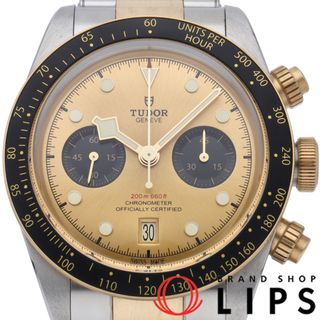 チュードル(Tudor)のチューダー ブラック ベイ クロノグラフ S&G ウォッチ Black Bay Chrono S&G M79363N-0007 箱 保証書 K18YG/SS メンズ時計 シャンパンカラー 美品 【新品】(その他)