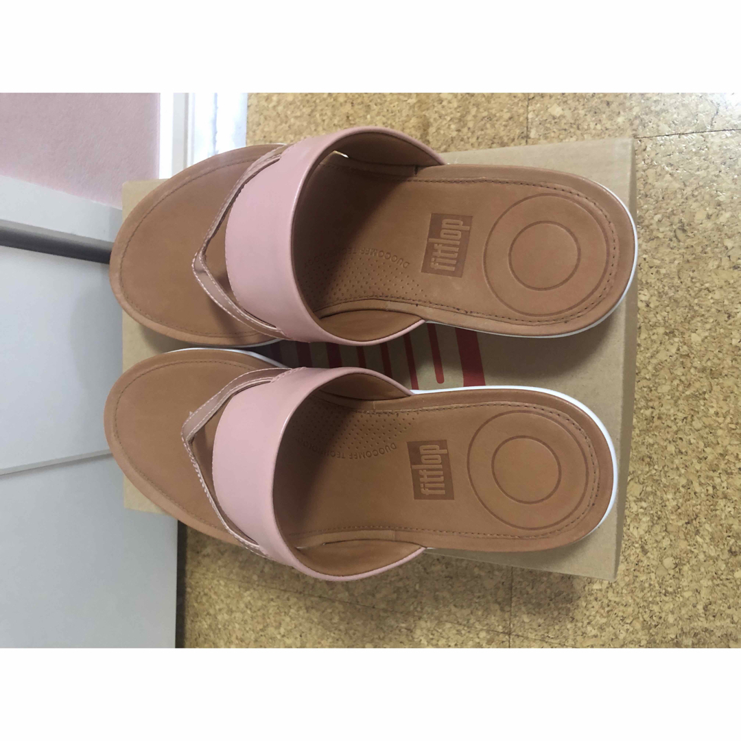 【未使用】フィットフロップFitflopサンダルピンク系 US6.5 【未使用】フィットフロップFitflopサンダルピンク系 US6.5