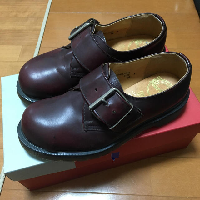 Dr.Martens(ドクターマーチン)の難あり Dr.マーチン スチールトゥ ブーツ イングランド製 レディースの靴/シューズ(ローファー/革靴)の商品写真