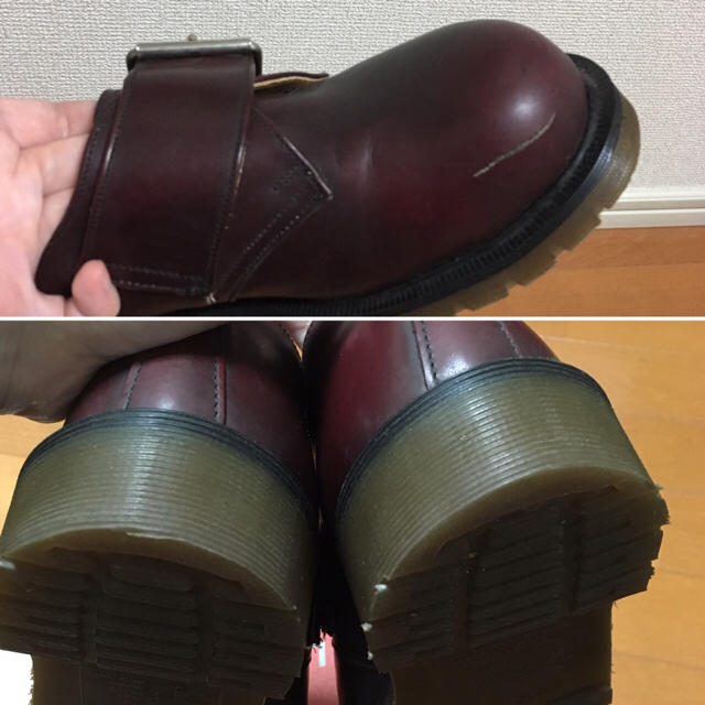 Dr.Martens(ドクターマーチン)の難あり Dr.マーチン スチールトゥ ブーツ イングランド製 レディースの靴/シューズ(ローファー/革靴)の商品写真