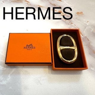 Hermes - エルメス スカーフリング シェーヌダンクル ゴールド