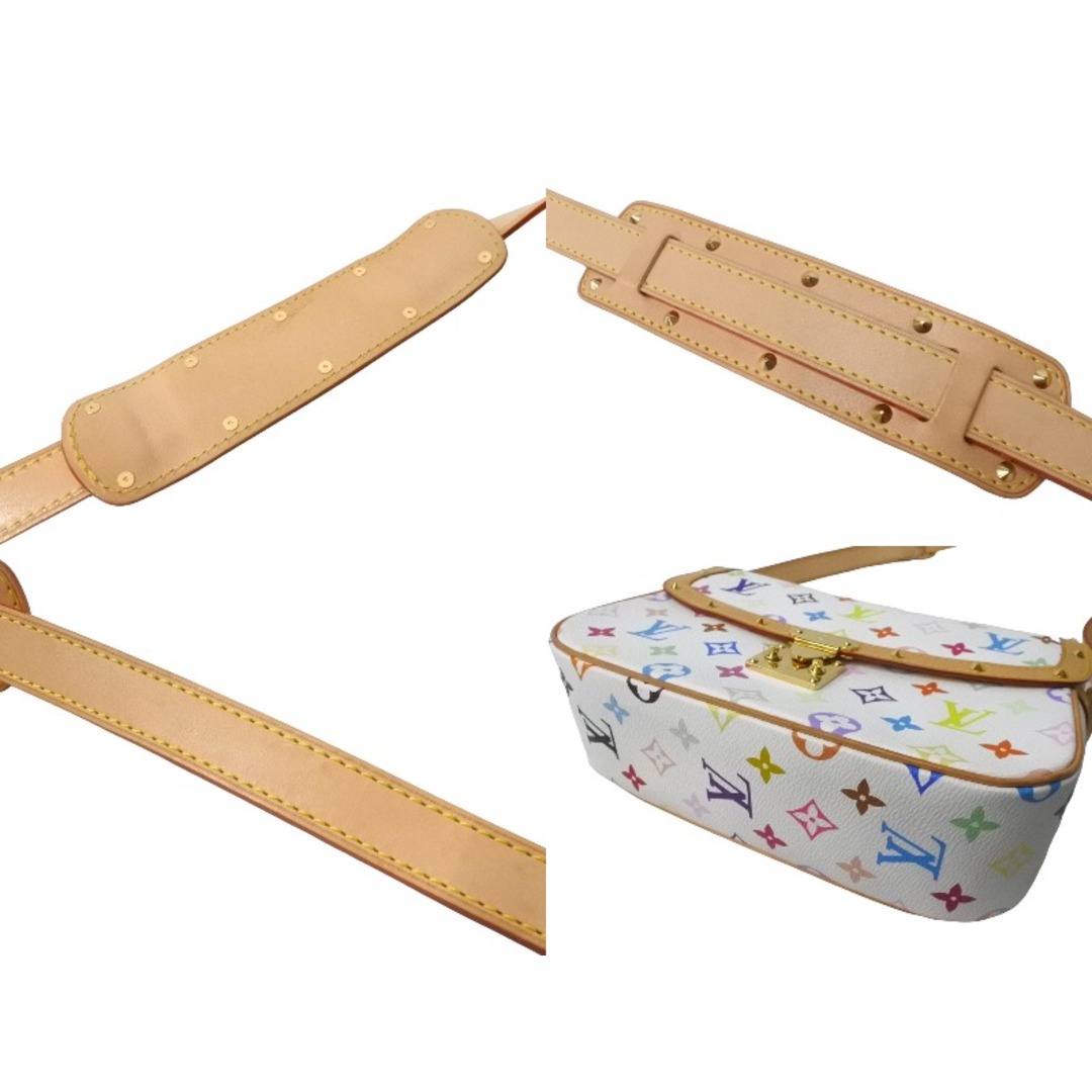 新品同様 LOUIS VUITTON ルイヴィトン ソローニュ ショルダーバッグ 村上隆 モノグラムマルチカラー ホワイト ゴールド中古 64003 新品同様 LOUIS VUITTON ルイヴィトン ソローニュ ショルダーバッグ 村上隆 モノグラムマルチカラー ホワイト ゴールド中古 64003