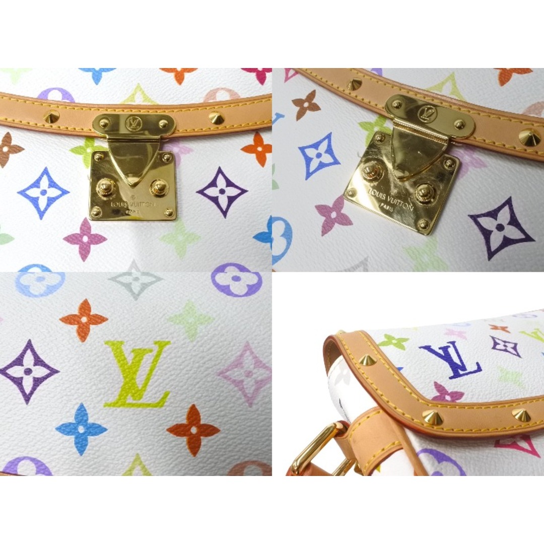 新品同様 LOUIS VUITTON ルイヴィトン ソローニュ ショルダーバッグ 村上隆 モノグラムマルチカラー ホワイト ゴールド中古 64003 新品同様 LOUIS VUITTON ルイヴィトン ソローニュ ショルダーバッグ 村上隆 モノグラムマルチカラー ホワイト ゴールド中古 64003