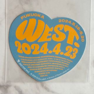 ジャニーズWEST - WEST. AWARD 会場限定ステッカー 福岡