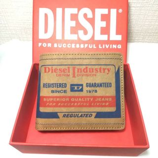 ディーゼル(DIESEL)のDIESEL ディーゼル 折り財布 ブラウン ※ご購入から発送まで7〜9日前後(折り財布)