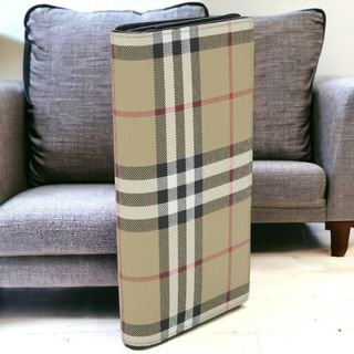 バーバリー(BURBERRY)のバーバリー BURBERRY 長財布ニ折小銭入付き メンズ 8084168 A7026 チェック コンチネンタルウォレット(長財布)