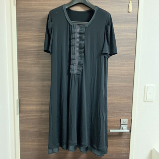 HIROKO BIS - HIROKO BIS ＊ ワンピース フォーマル ドレス 半袖 Lサイズ
