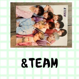 &TEAM - &TEAM 週刊誌　付録　ポスター　新品　えんてぃーむ