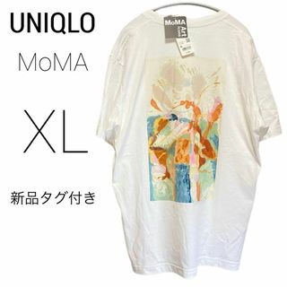 ユニクロ(UNIQLO)の新品タグ付き UNIQLO tシャツ MoMA UT ホワイト XL ヤコブ(Tシャツ/カットソー(半袖/袖なし))