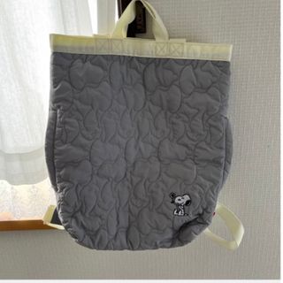 ROOTOTE スヌーピー2wayバッグ  グレー