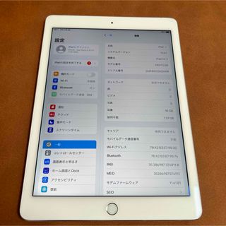 アイパッド(iPad)の7402 電池最良好 iPad Air2 第2世代 16GB au(タブレット)