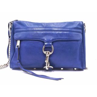 Rebecca Minkoff - REBECCAMINKOFF レベッカミンコフ 本革 レザー チェーン ショルダー バッグ 青 ■■ レディース