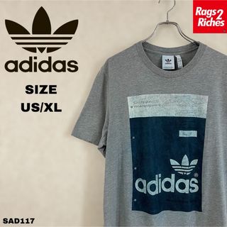 アディダス(adidas)のADIDAS BIG LOGO PRINT アディダス ビッグ ロゴ プリント(Tシャツ/カットソー(半袖/袖なし))