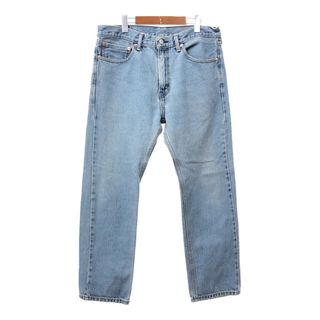 リーバイス(Levi's)のLevi's リーバイス 505 デニムパンツ ライトブルー (メンズ W34 L30) 中古 古着 Q7419(デニム/ジーンズ)