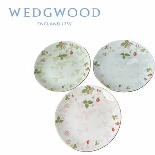 ウェッジウッド(WEDGWOOD)のウェッジウッド　ワイルドストロベリー　パステルプレート　クープ(その他)