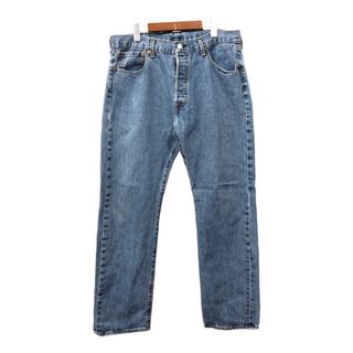 リーバイス(Levi's)のLevi's リーバイス 501 デニムパンツ ライトブルー (メンズ W34 L30) 中古 古着 Q7422(デニム/ジーンズ)