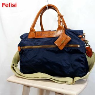 Felisi - 【定番】フェリージ　ショルダー付きボストン　P4　鍵南京錠付き　felisi