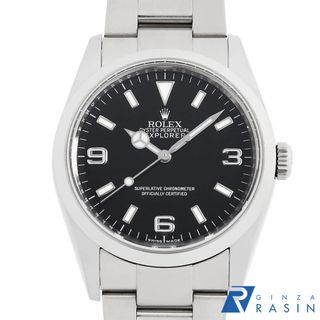 ロレックス(ROLEX)のロレックス エクスプローラーI 114270 ブラック M番 メンズ 中古 腕時計(腕時計(アナログ))