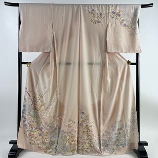 訪問着 身丈170cm 裄丈69cm 正絹 逸品 【中古】(着物)