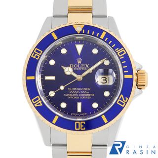 ロレックス(ROLEX)のロレックス サブマリーナ デイト 16613 ブルー M番 メンズ 中古 腕時計(腕時計(アナログ))