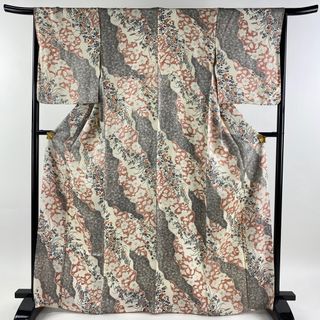 小紋 身丈168cm 裄丈66cm 正絹 美品 優品 【中古】(着物)