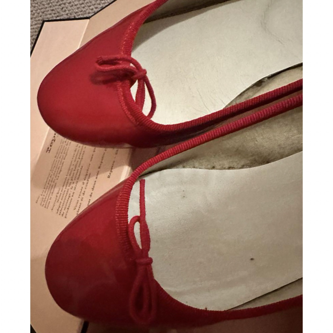 Repetto レペット 赤 バレエシューズ 38 24cm Repetto レペット 赤 バレエシューズ 38 24cm