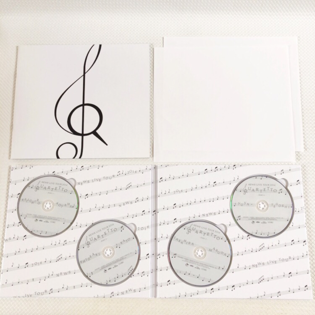 初回盤Blu-ray〈4枚組〉 NEWS『QUARTETTO』 s1864f 初回盤Blu-ray〈4枚組〉 NEWS『QUARTETTO』 s1864f