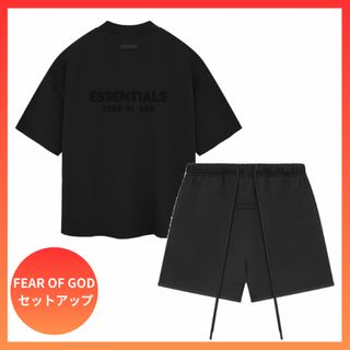 フィアオブゴッド(FEAR OF GOD)の【新品未使用】FEAR OF GOD Essentials Vネック 上下セット(セットアップ)