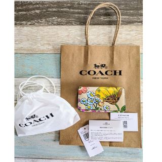 COACH - COACH フローラルプリント　レザー6リング　キーケース　CK 734