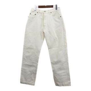 リーバイス(Levi's)の90年代 フランス製 Levi's リーバイス 501 デニムパンツ ホワイト (メンズ W31 L34) 中古 古着 Q7450(デニム/ジーンズ)