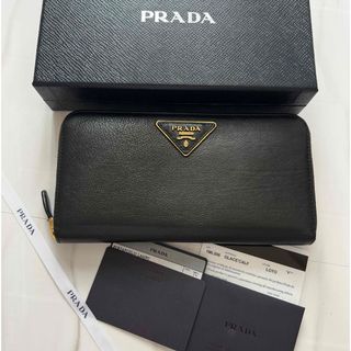 プラダ(PRADA)の413 極上美品 PRADA プラダ 長財布 ラウンドファスナー(財布)