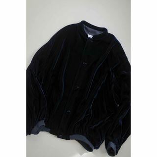 seya - 【seya.】Puffy Nehru blouson Fluid Velvet