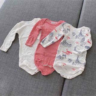 PETIT BATEAU - プチバトー　長袖ロンパース　6M 67cm 未着用