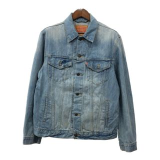 リーバイス(Levi's)のLevi's リーバイス 70589 デニム トラッカージャケット ライトブルー (メンズ XL) 中古 古着 Q7468(Gジャン/デニムジャケット)