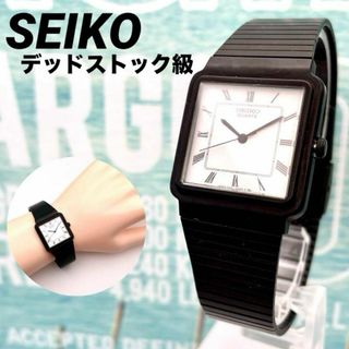 セイコー(SEIKO)の未使用■稼働 SEIKO セイコー オールブラック デットストック アナログ(腕時計)